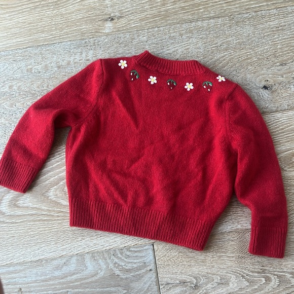 Doen kid’s red sweater - size 2 - Picture 4 of 4